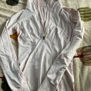 LULULEMON STRAWBERRY MILKSHAKE QUARTER ZIP JACKET